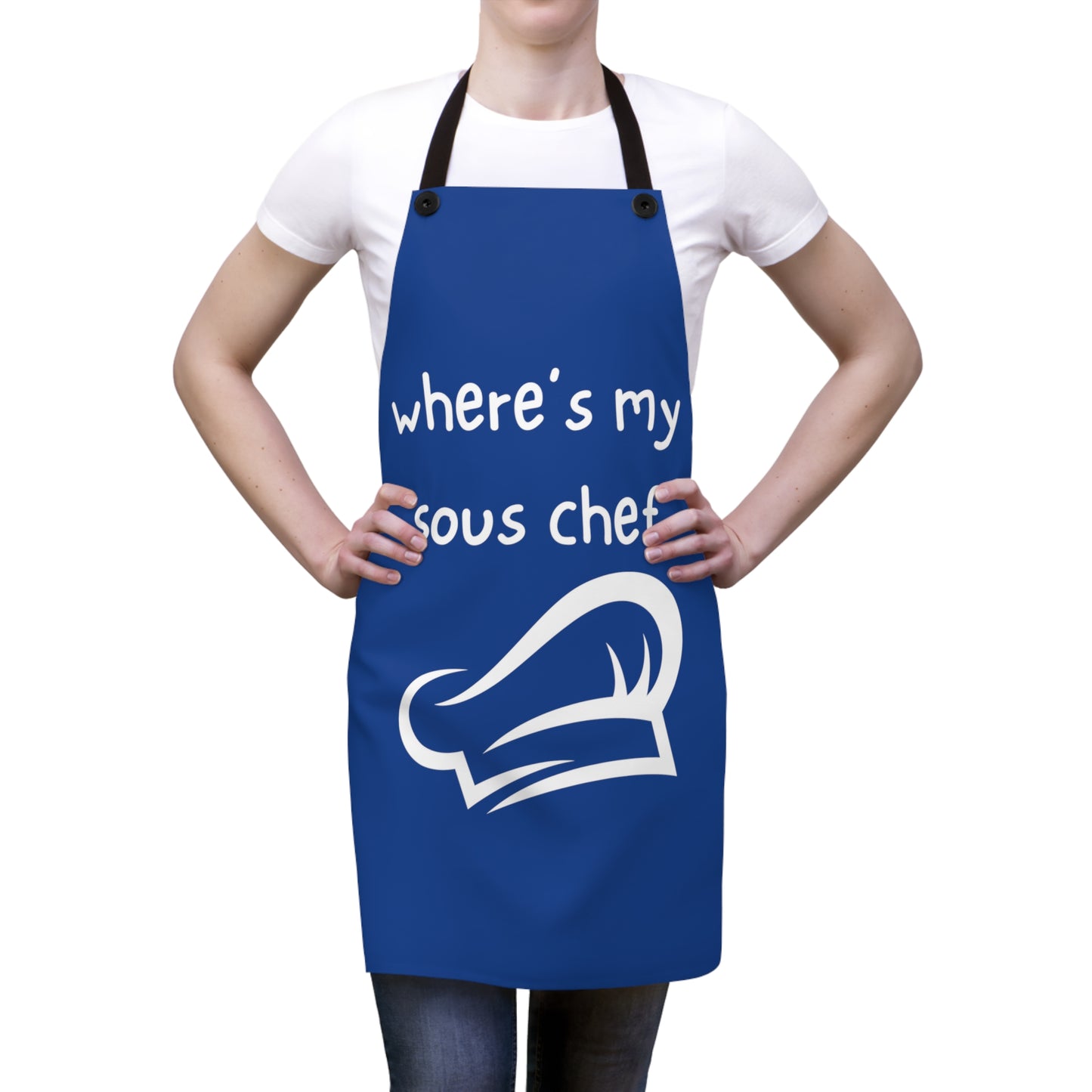 "Where's My Sous Chef" Apron SC45wdb