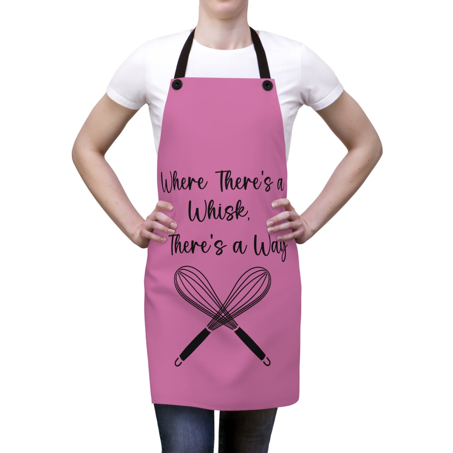 "Where there's a whisk, there's a way" Apron W404blp