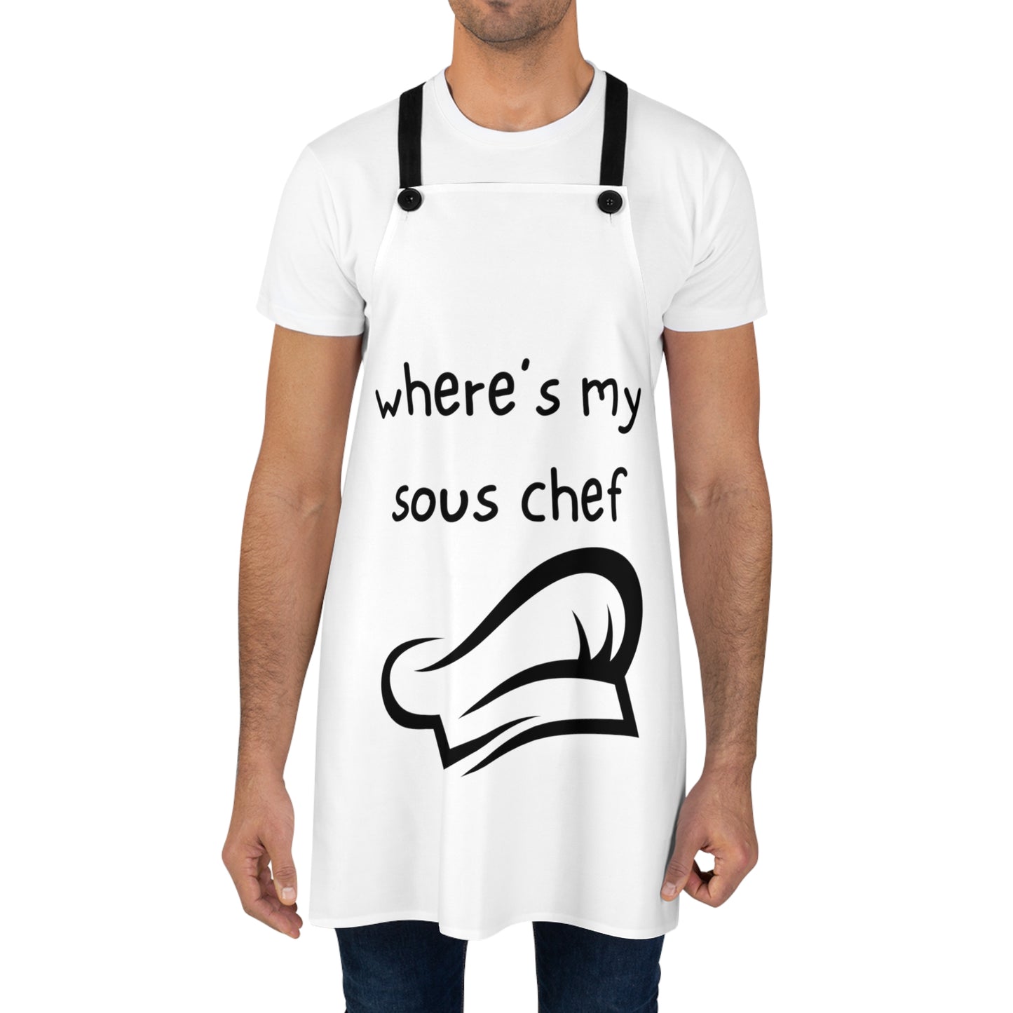 "Where's My Sous Chef" Apron SC15bw
