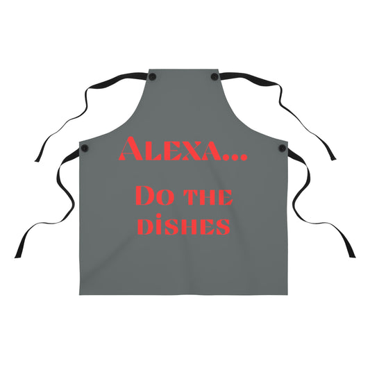"Alexa... Do the dishes" Apron A722rdg