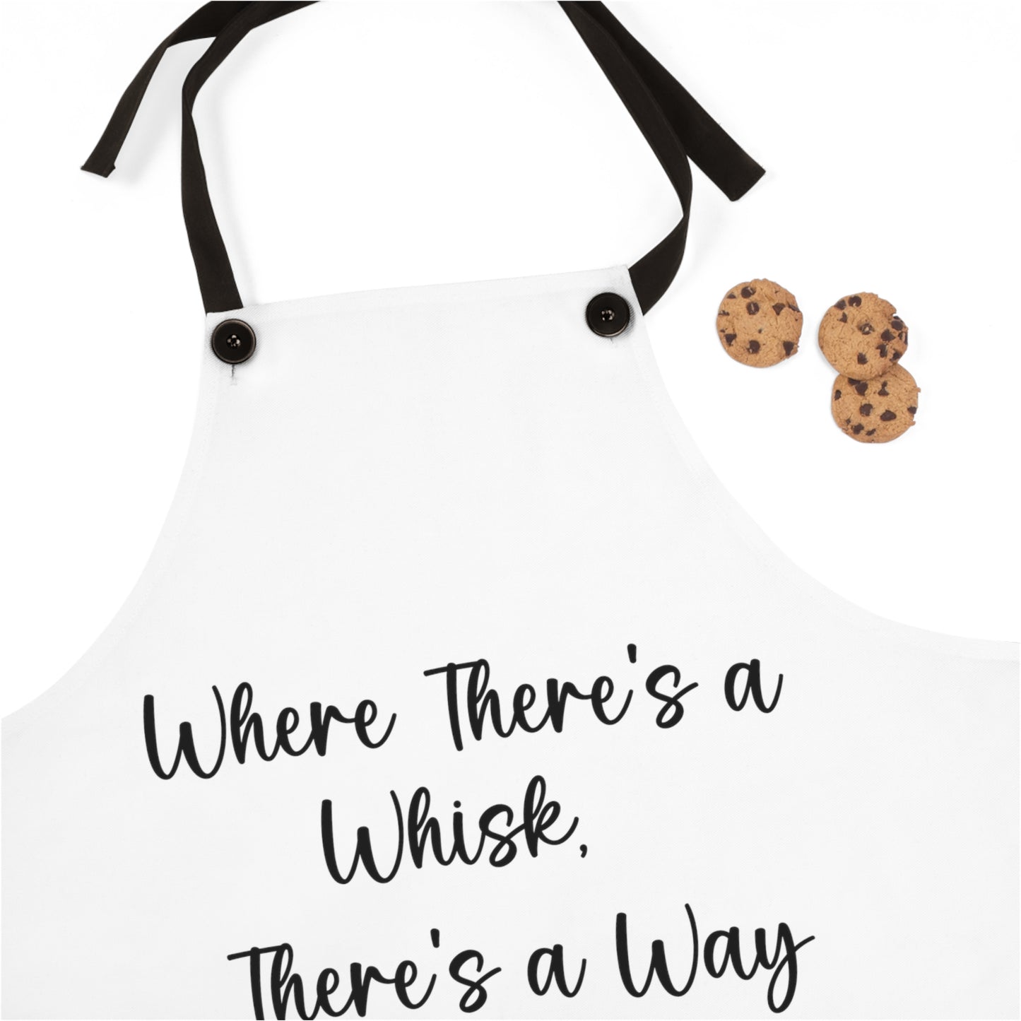 "Where there's a whisk, there's a way" Apron W404bw