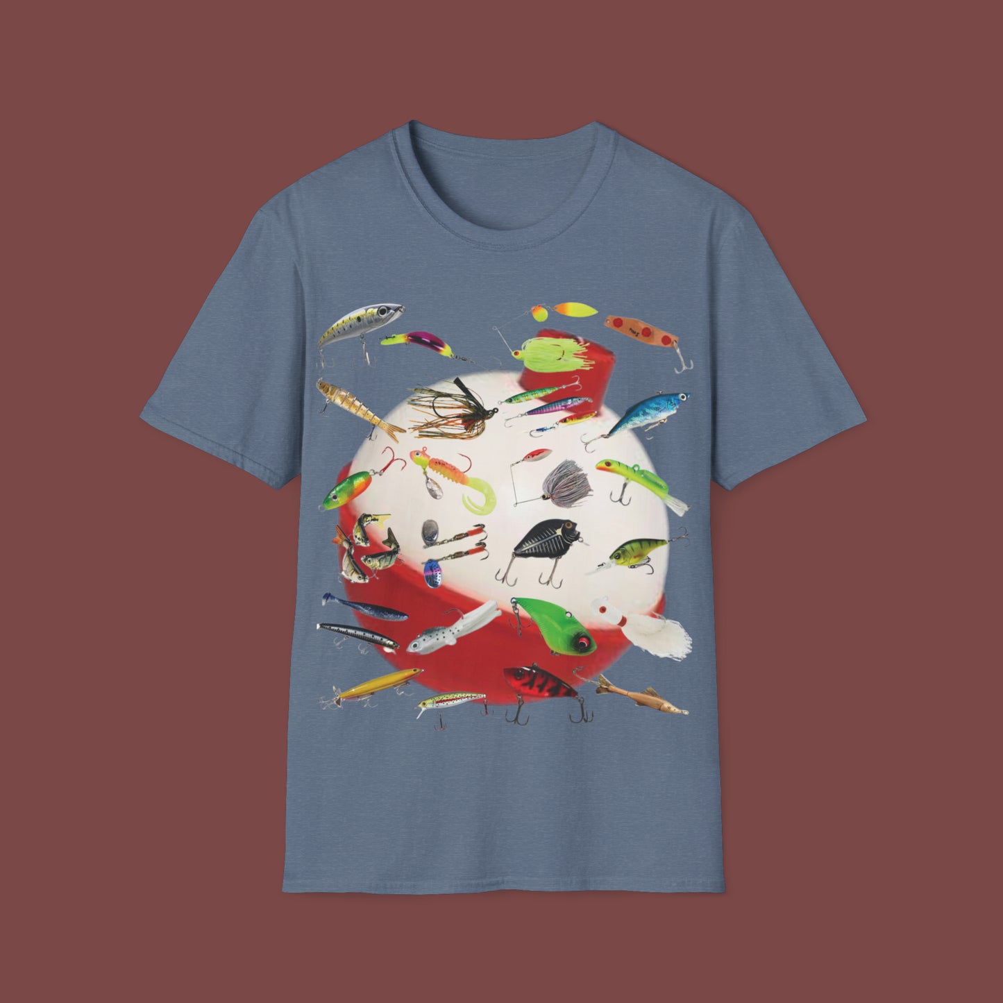 "Antique Fishing Reels" Unisex Short Sleeve T-Shirt AFR.SSa1cx