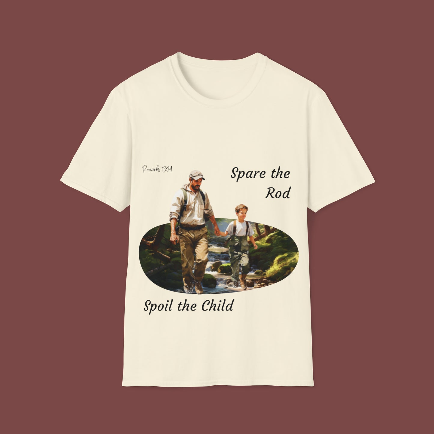 "Spare the Rod, Spoil the Child" Unisex Short Sleeve Tee Shirt SRSC.SS02ax