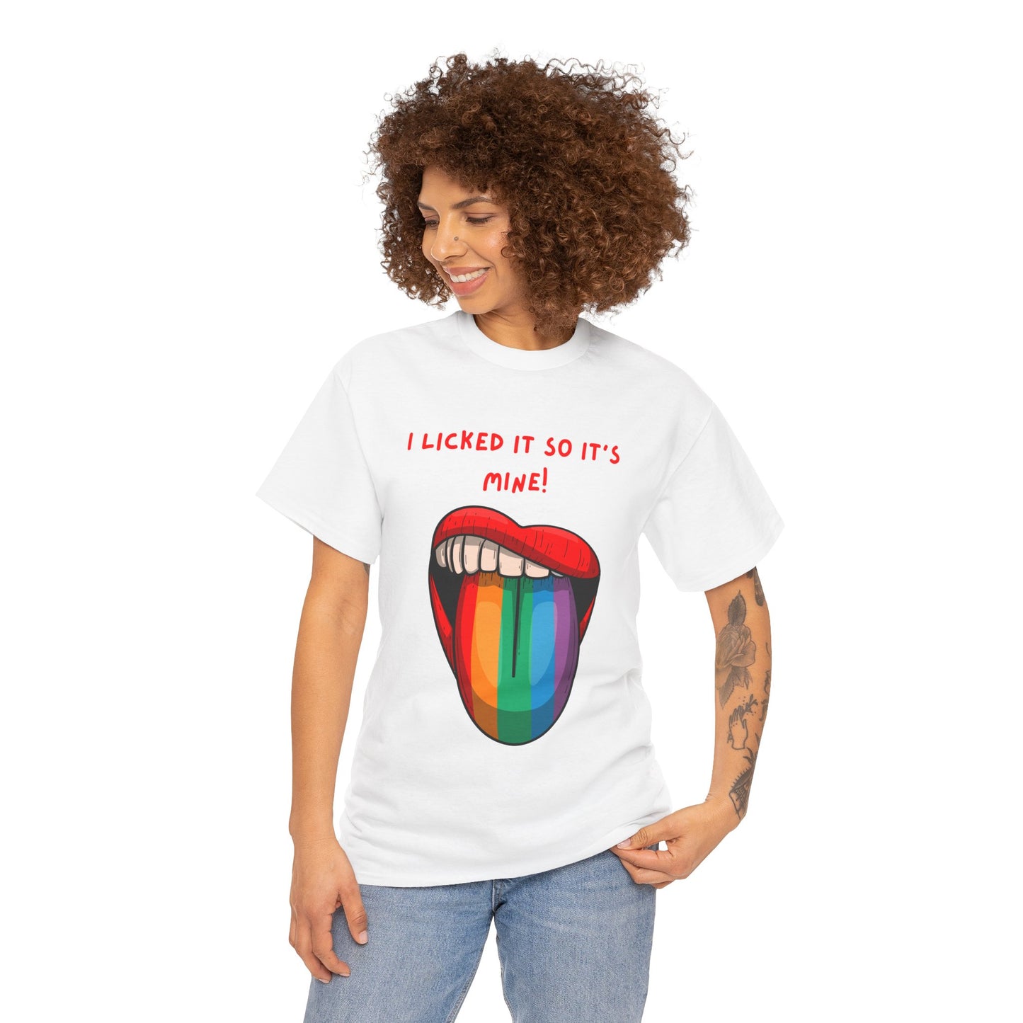 I Licked It So It's Mine! SS Unisex Tee Shirt AZ24-002