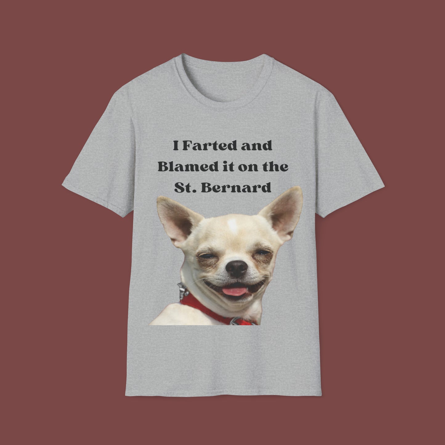 "It Was the St. Bernard" Unisex Short Sleeve T-Shirt TSB.SS10b