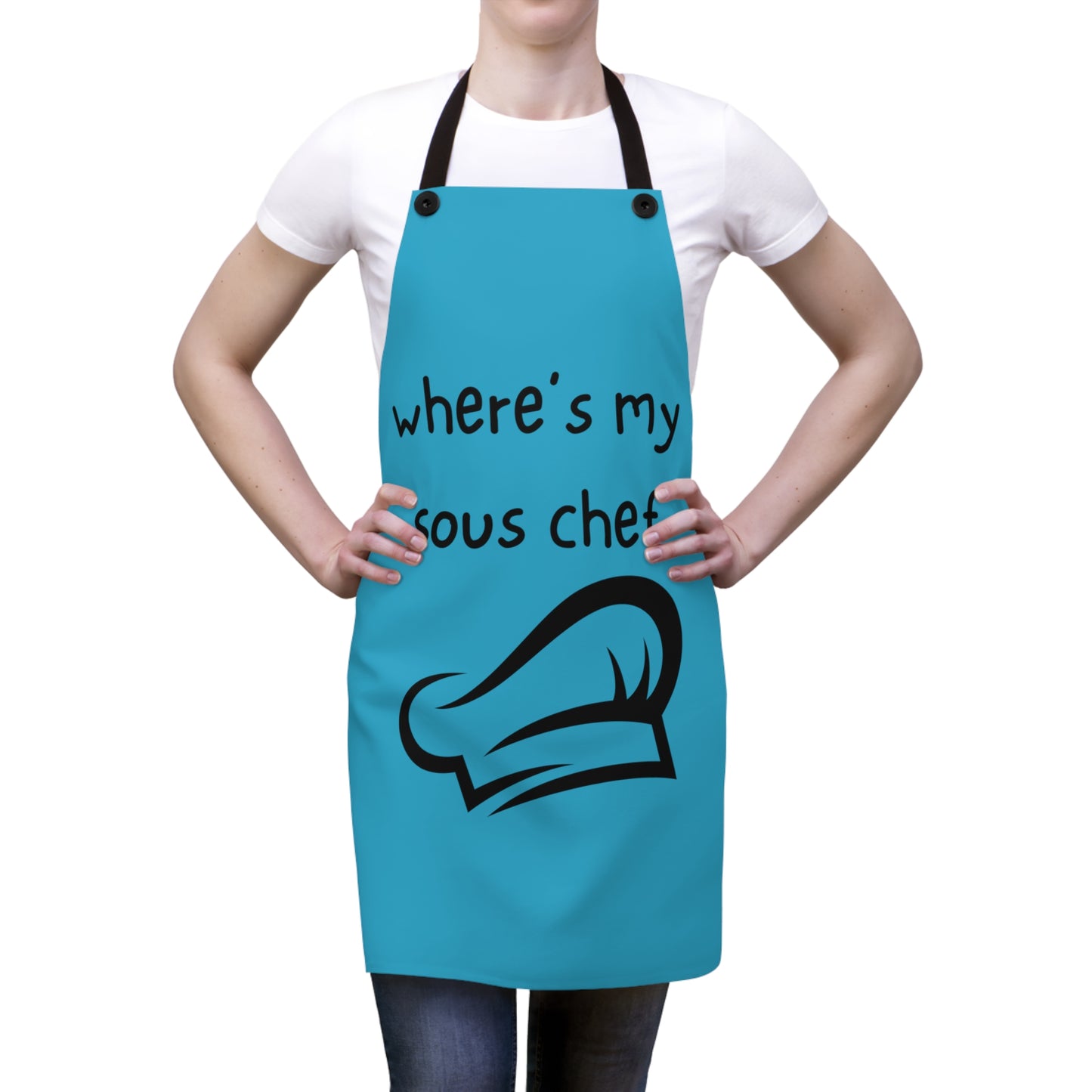 "Where's My Sous Chef" Apron SC15bt