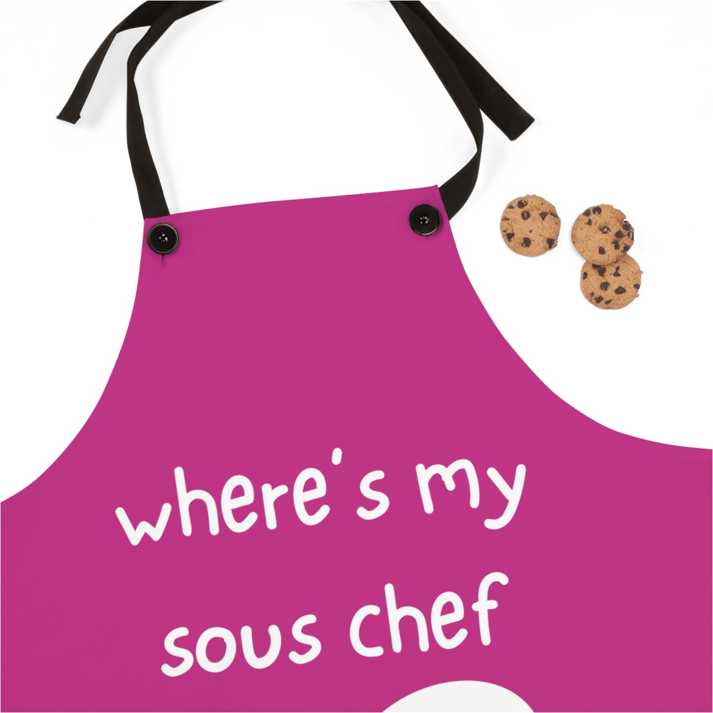"where's my sous chef" Apron W703wp