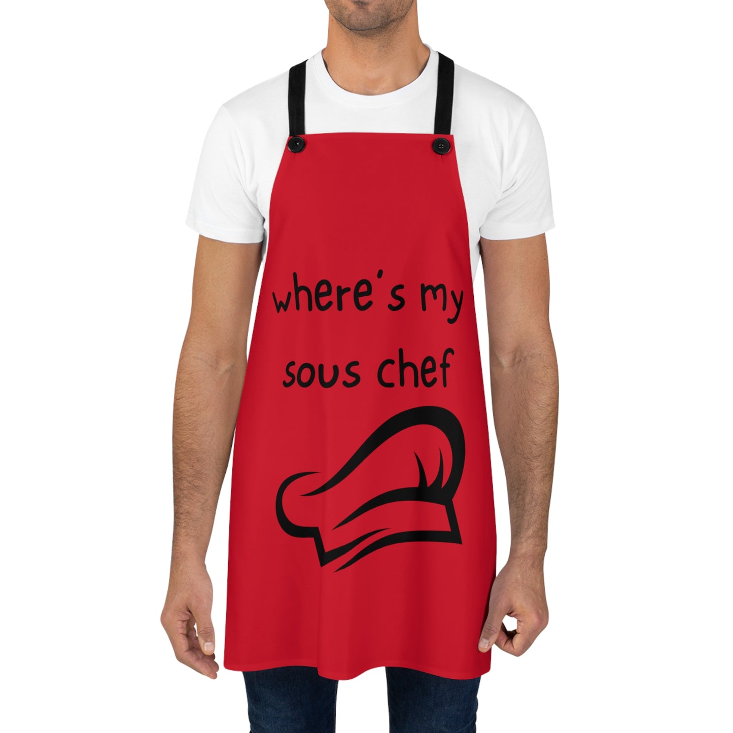 "where's my sous chef" Apron W511br