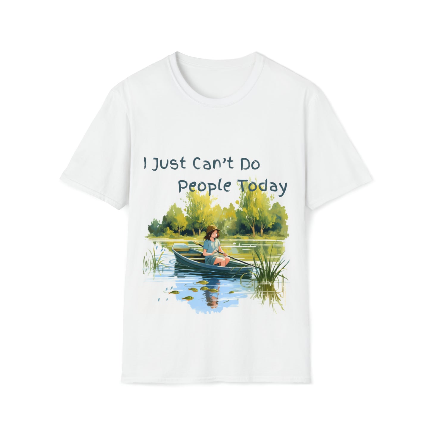 "I Can't Do People Today" Unisex Short Sleeve T-Shirt CDPT.SS02b