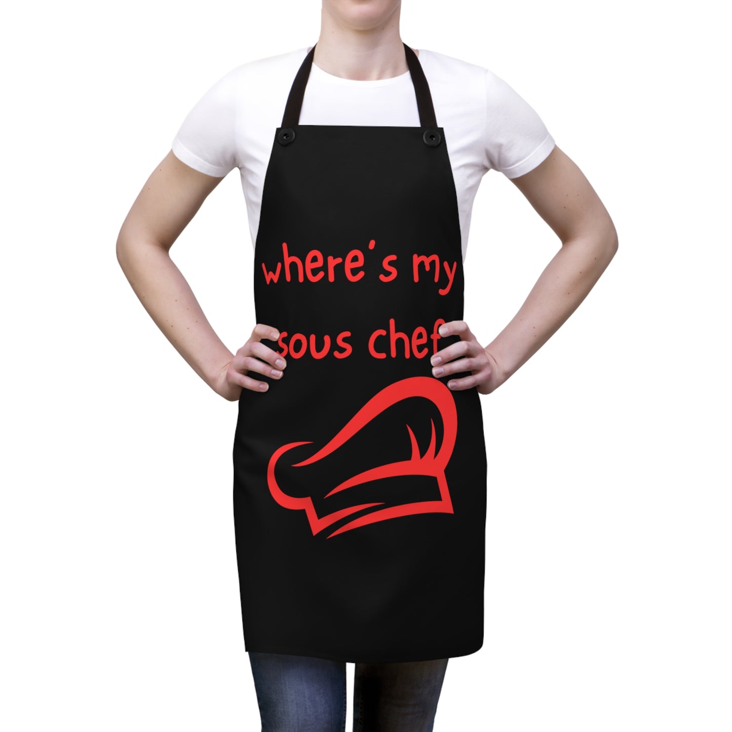 "Where's My Sous Chef" Apron SC35rb