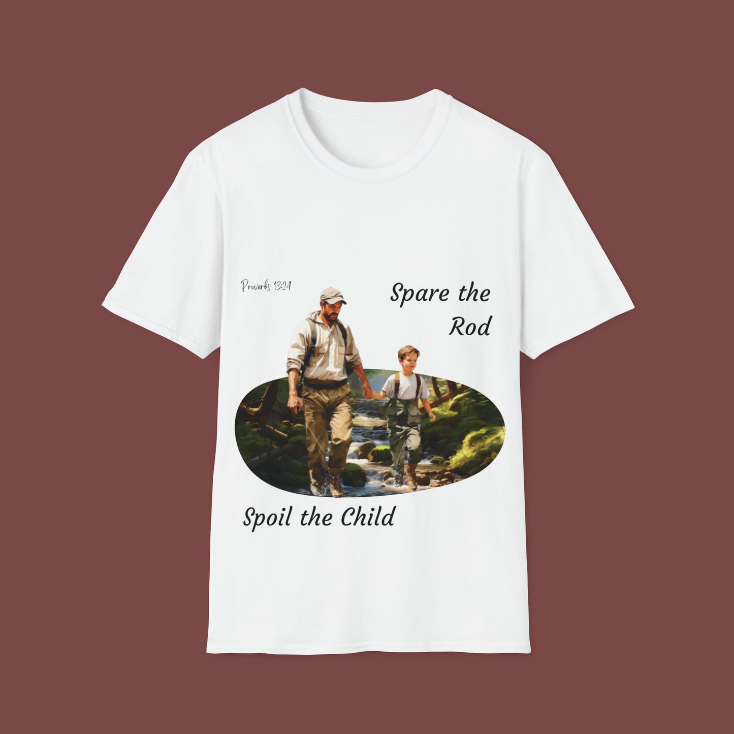 "Spare the Rod, Spoil the Child" Unisex Short Sleeve Tee Shirt SRSC.SS02ax