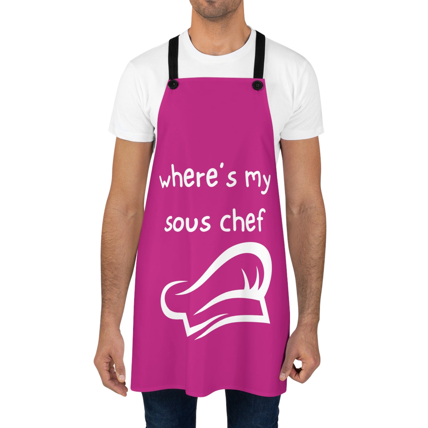 "where's my sous chef" Apron W703wp