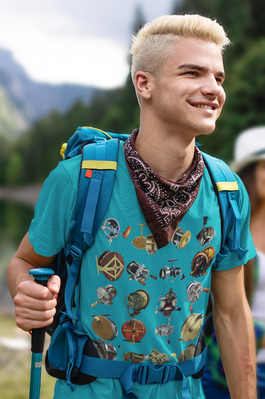 "Reels" Unisex Short Sleeve T-Shirt REEL.SSr1ax