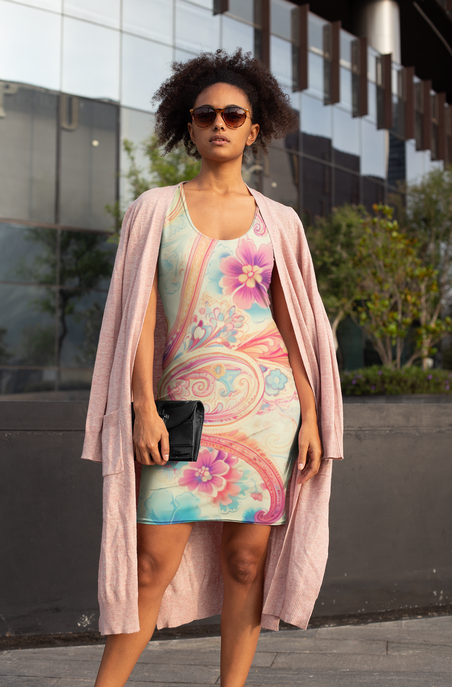 Women's Paisley Racerback Dress WRBD.001P1