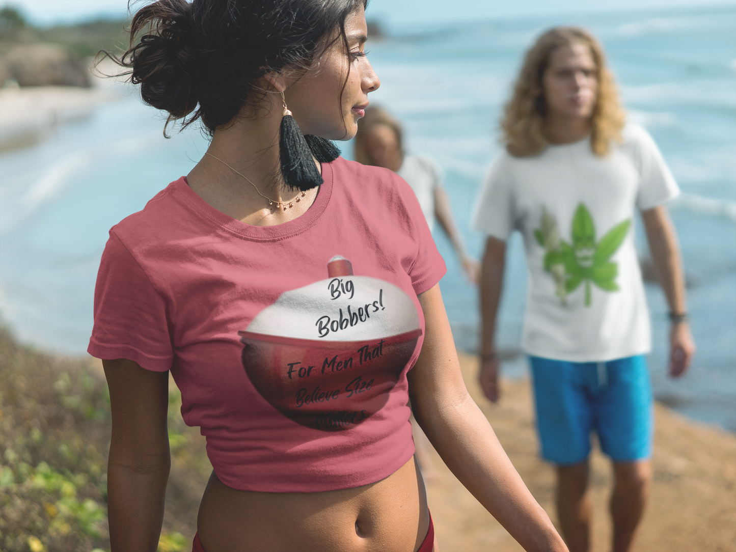 "Big Bobbers, Size Matters" Unisex Short Sleeve T-Shirt BBSM.SS01B