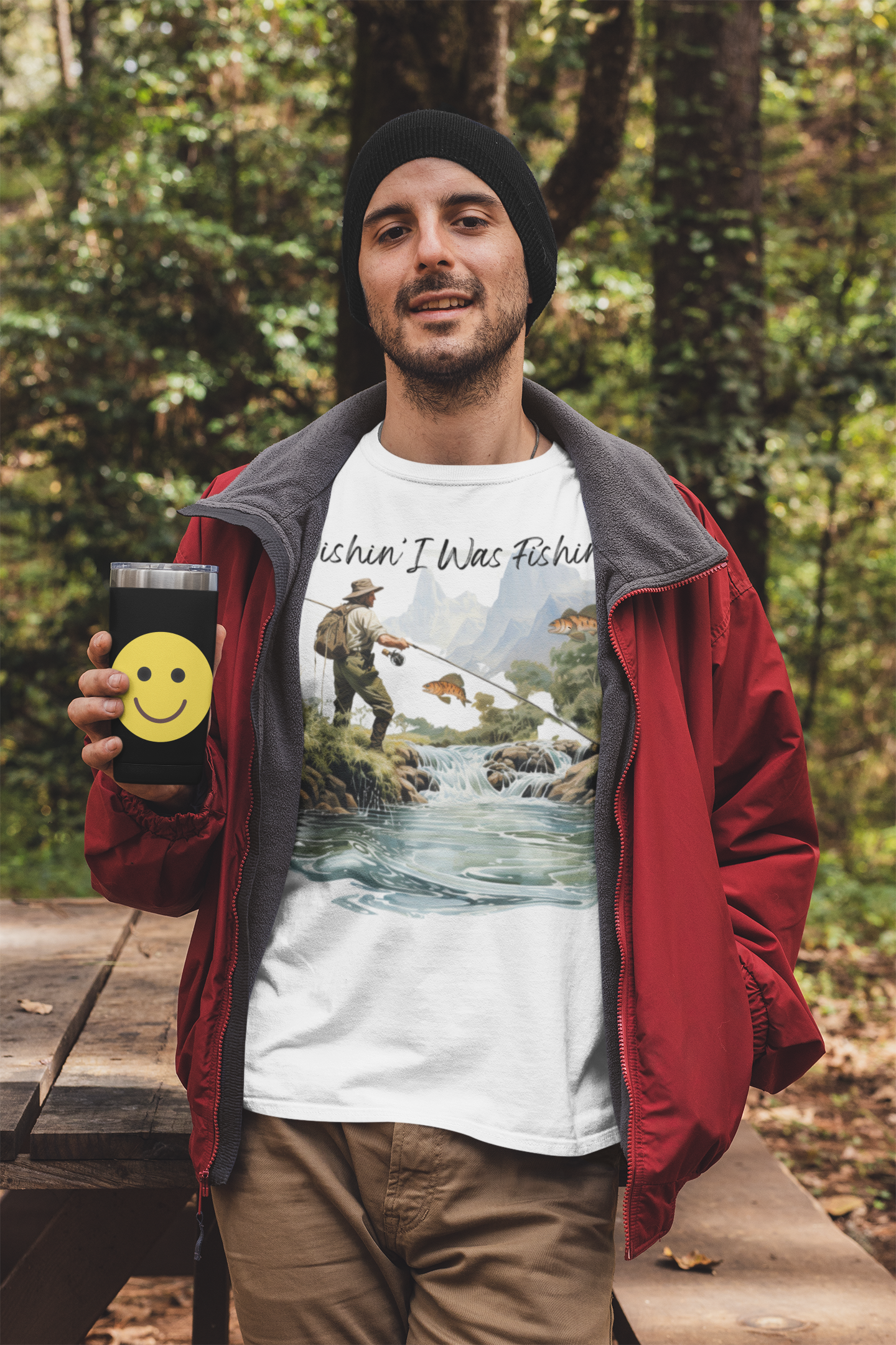 Wishin' I Was Fishin' Unisex Short Sleeve T-Shirt WWF.SS01