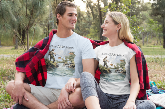 Wishin' I Was Fishin' Unisex Short Sleeve T-Shirt WWF.SS01