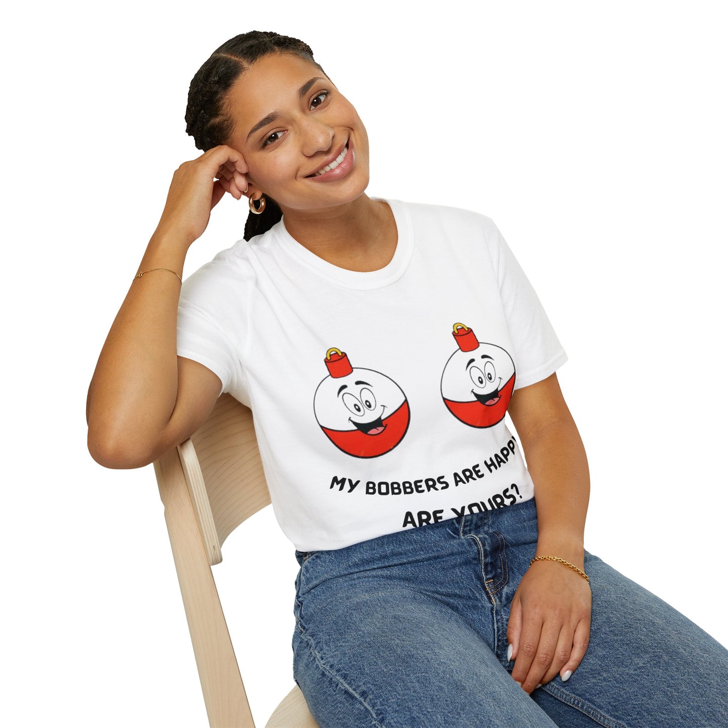 "Happy Bobbers" Unisex Short Sleeve T-Shirt HB.SS02Ax