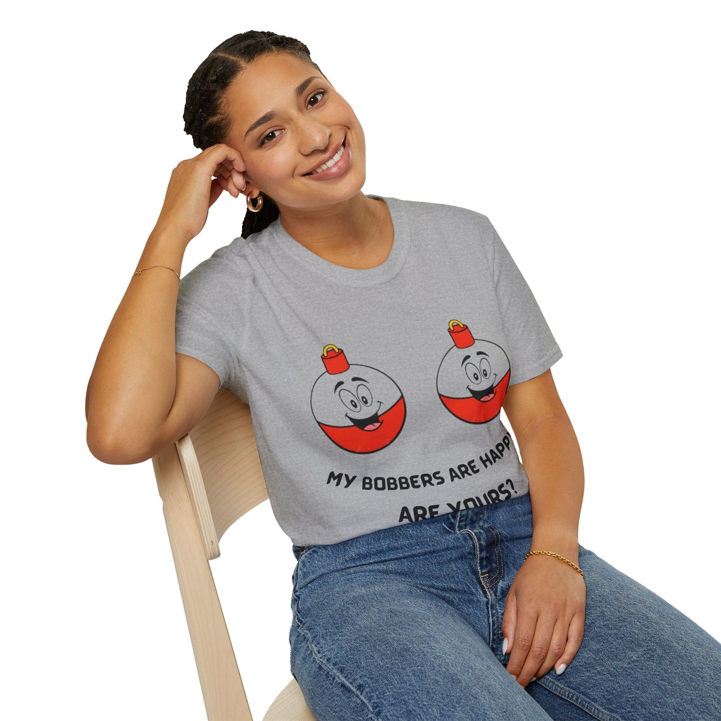 "Happy Bobbers" Unisex Short Sleeve T-Shirt HB.SS02Ax