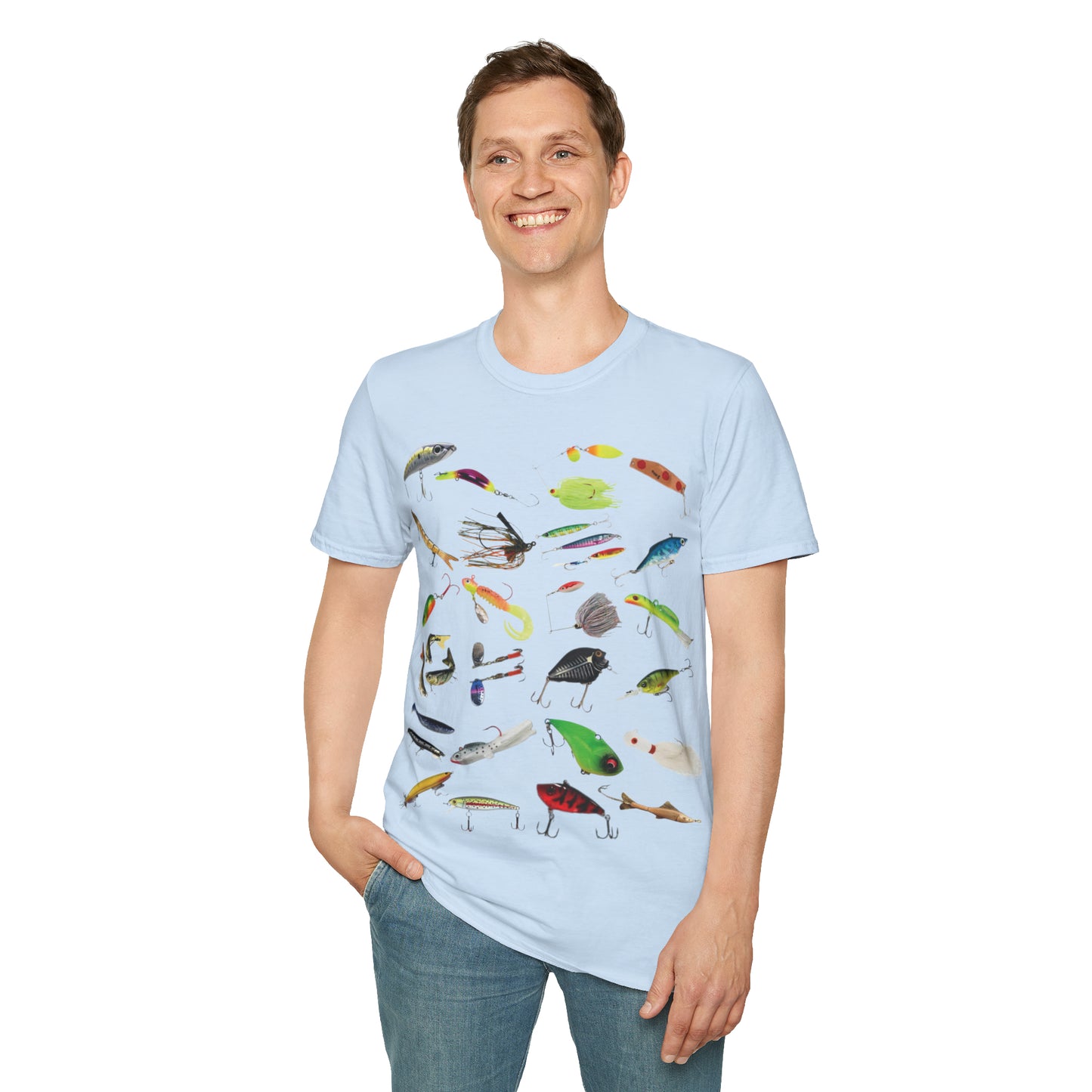 "Lures, Lures, Lures" Unisex Short Sleeve T-Shirt LUR.SSa1x