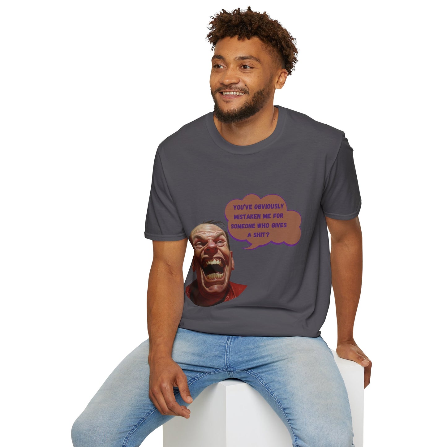 "Who Gives A Shit" Unisex Short Sleeve T-Shirt WGS.SS4fx