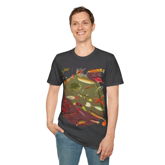 "Lures, Lures, Lures" Unisex Short Sleeve T-Shirt LUR.SSa4ax