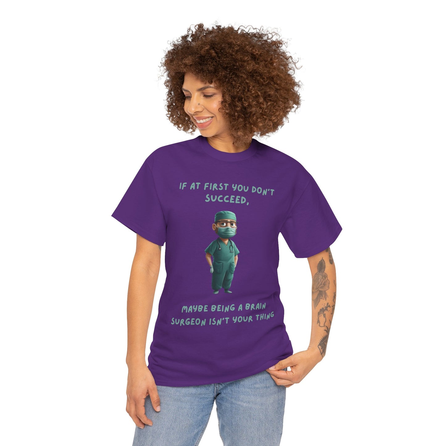 If at first you don't succeed SS Unisex Tee Shirt AZ24-024
