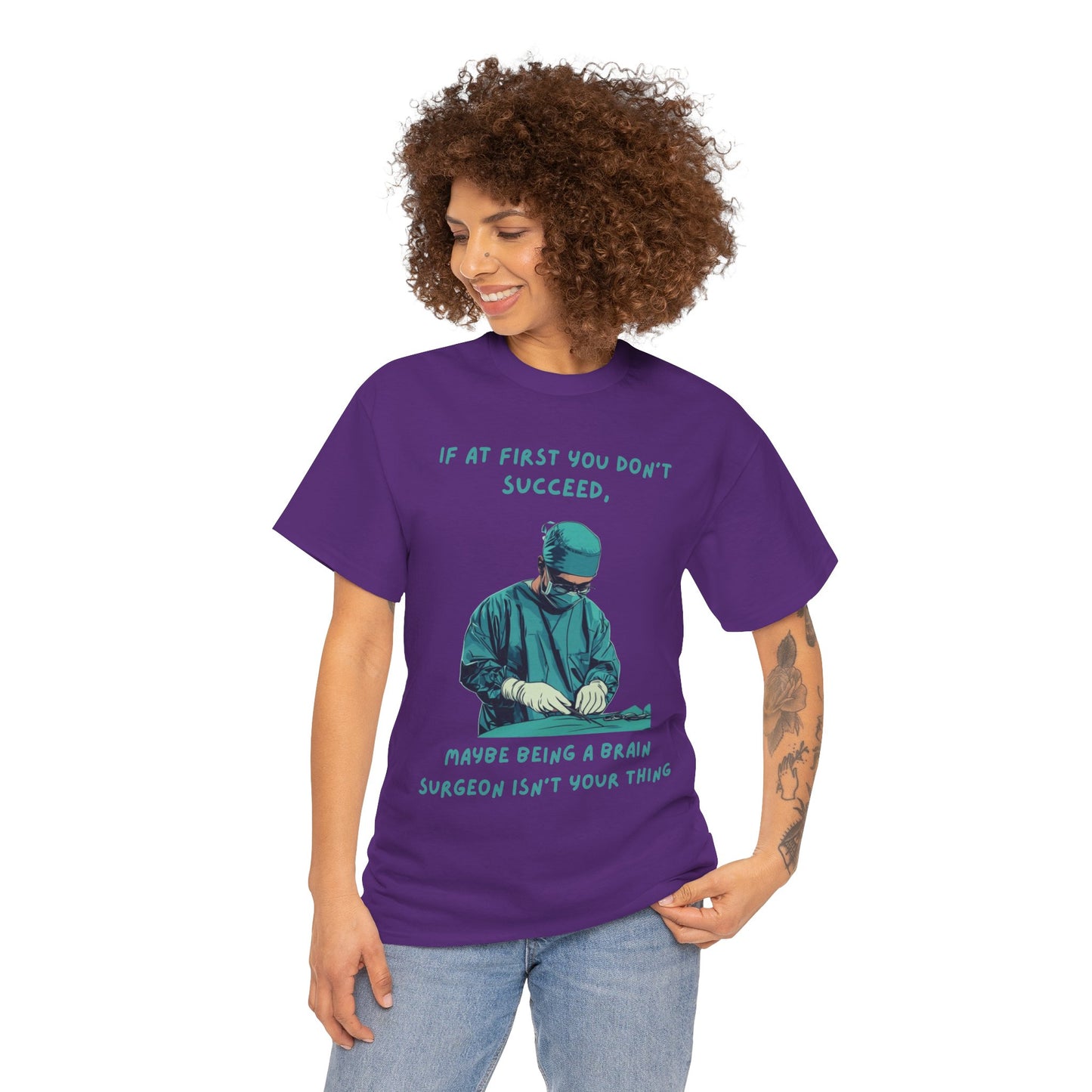 If at first you don't succeed SS Unisex Tee Shirt AZ24-026