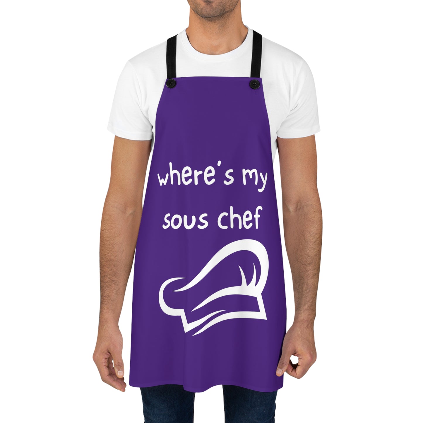 "where's my sous chef" Apron W702wp