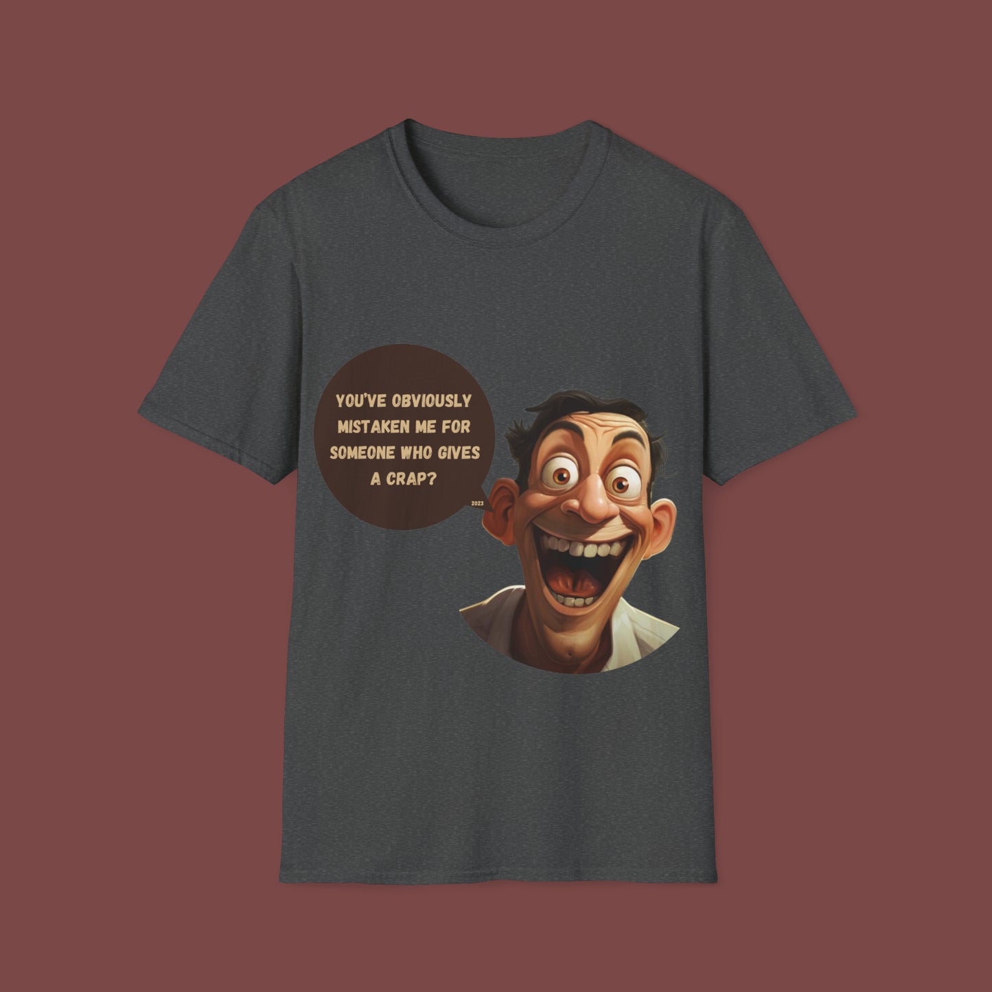 "Who Gives A Crap" Unisex Short Sleeve T-Shirt WGC.SS4cx