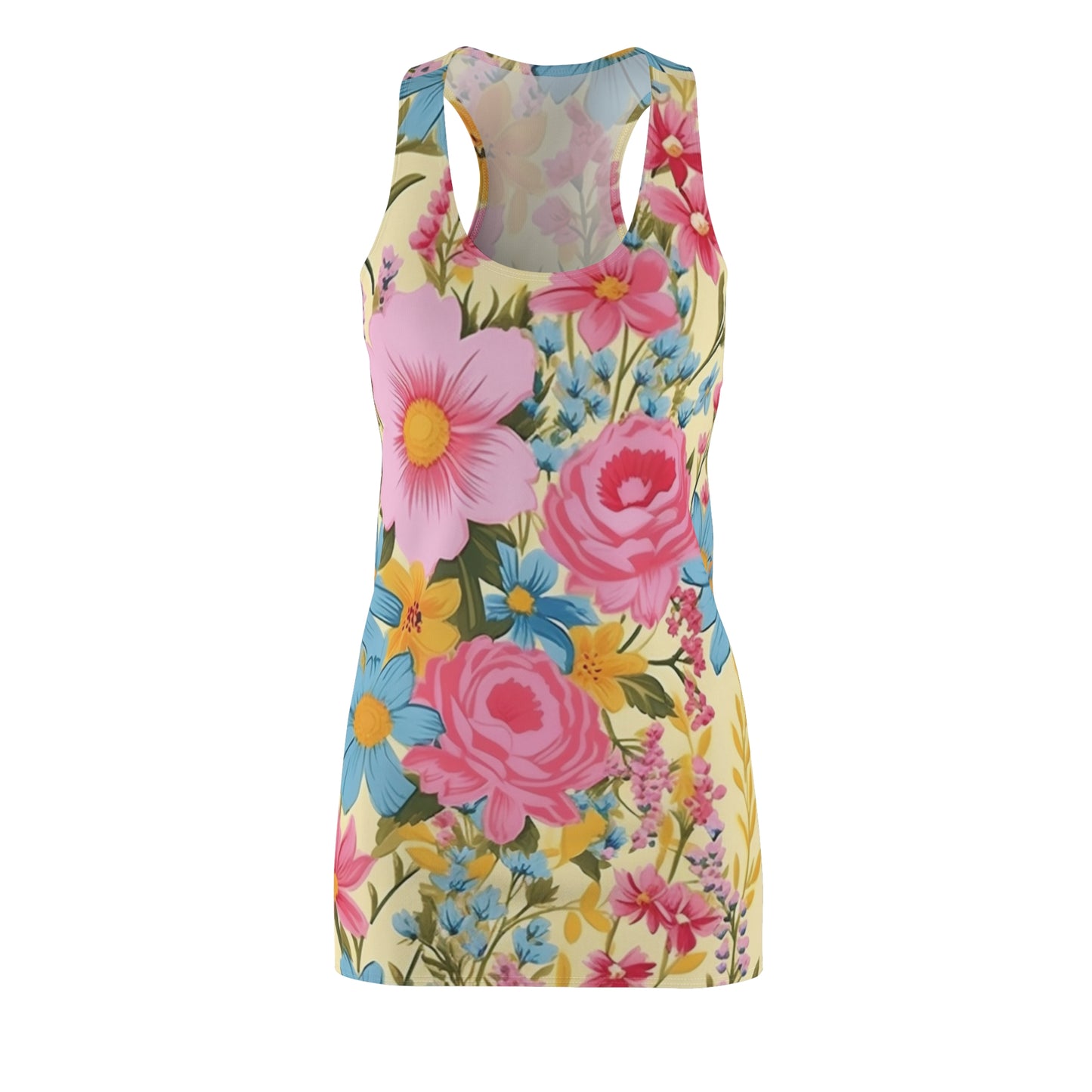 Women's Racerback Ditsy Floral Dress WRBD.001DF2