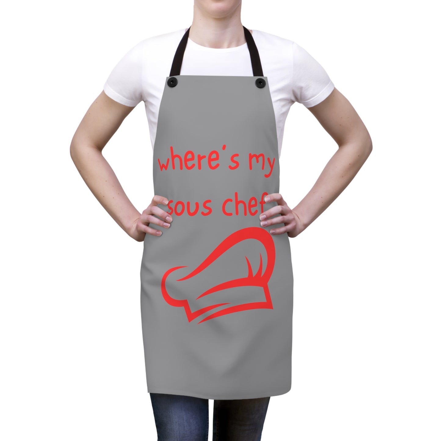 "Where's My Sous Chef" Apron SC35rg
