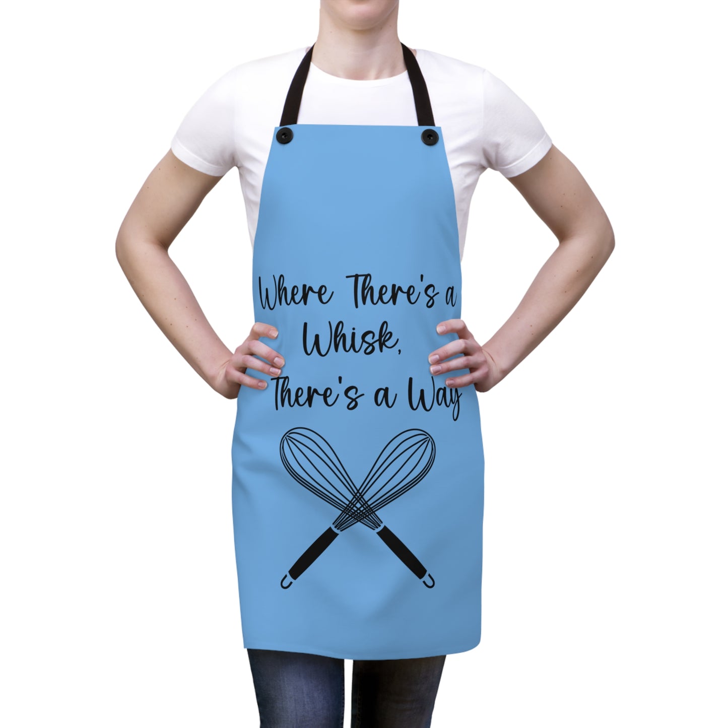 "Where there's a whisk, there's a way" Apron W404blb