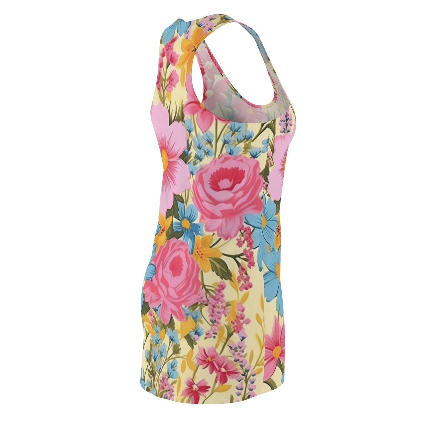 Women's Racerback Ditsy Floral Dress WRBD.001DF2