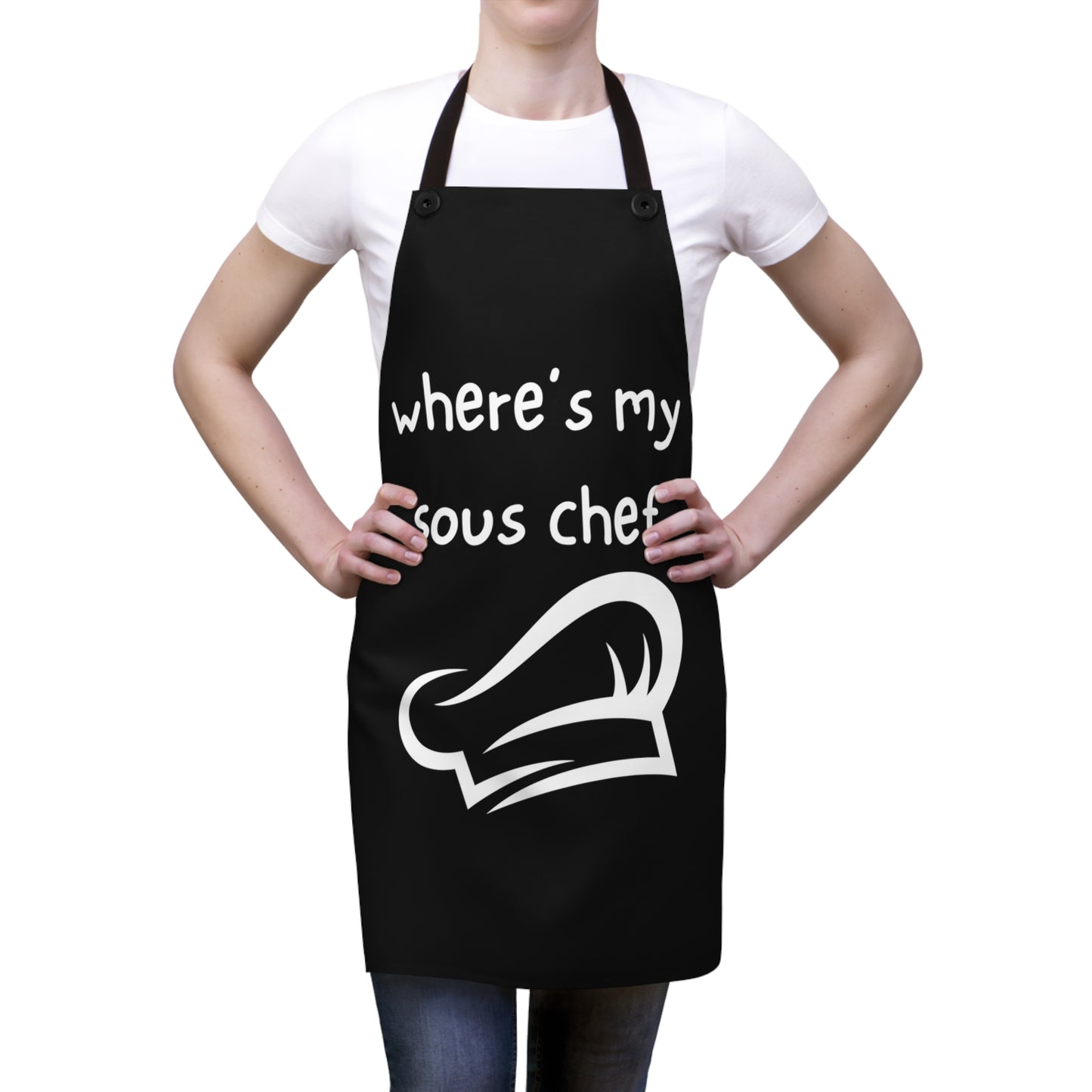 "Where's My Sous Chef" Apron SC45wb