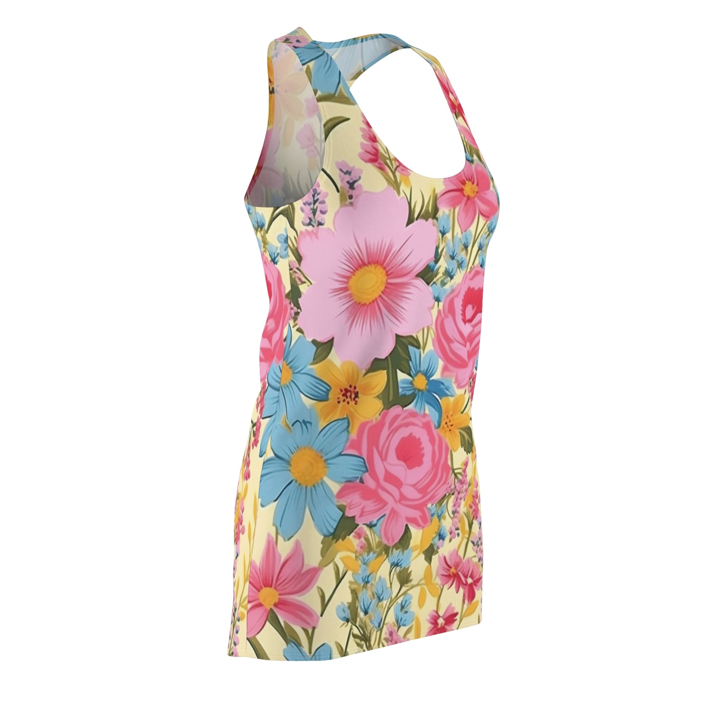 Women's Racerback Ditsy Floral Dress WRBD.001DF2