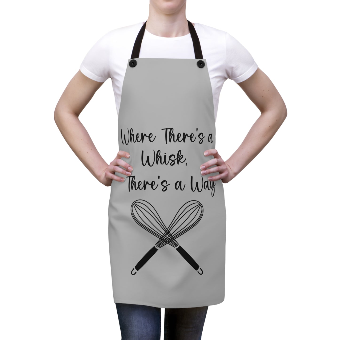 "Where there's a whisk, there's a way" Apron W404blg