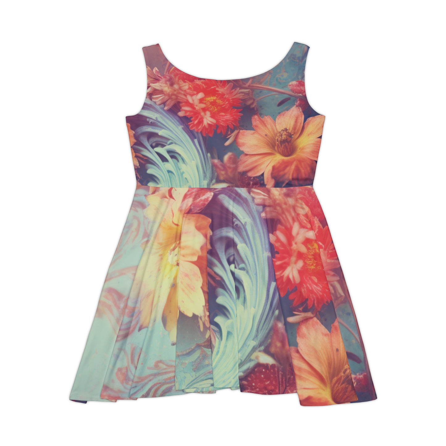 Women's Paisley Style Skater Dress WSDP.01pv1x