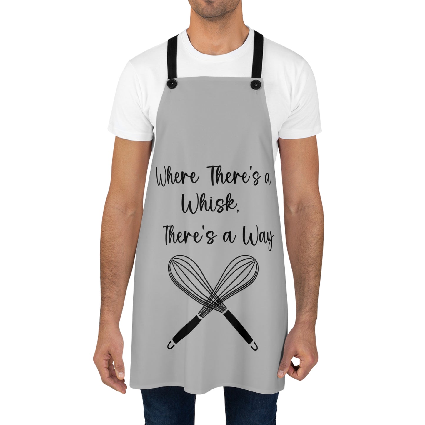 "Where there's a whisk, there's a way" Apron W404blg
