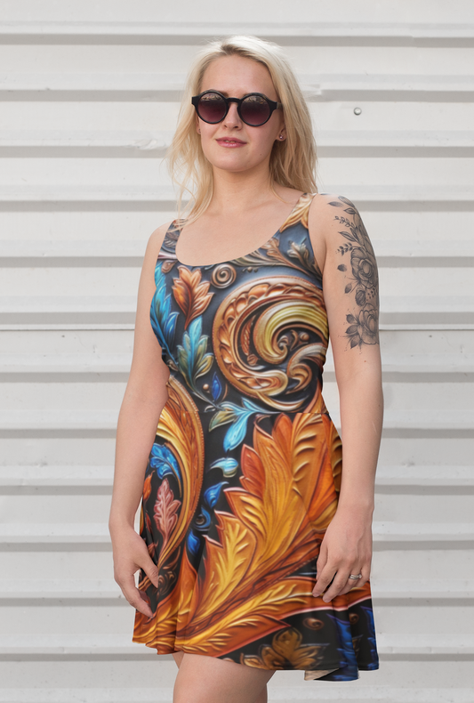 Women's Paisley Racerback Dress WRBD.002P10
