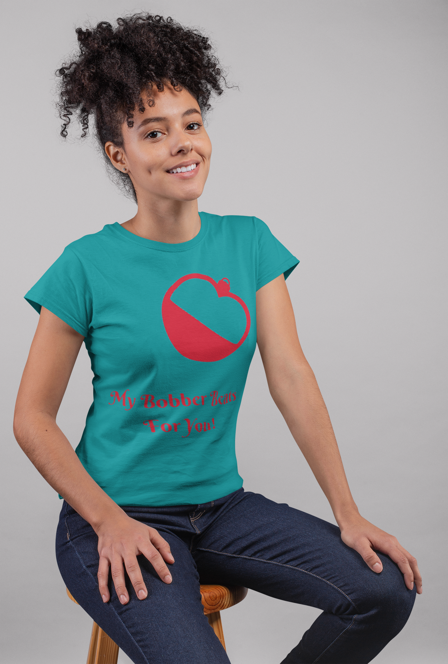 "My Bobber Beats For You" Unisex Short Sleeve T-Shirt BBFY.SS001